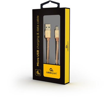 Cablexpert CCB-MUSB2B-AMBM-6-G Goud