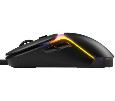 Glorious Glorious Gaming - bekabelde gamingmuis Model O3 - Ultralicht 54 g, optische knoppen met klikrate van 130M, 30K DPI BAMF 3.0-sensor, 750 IPS-tracking, 50G-versnelling, ondersteunt elk griptype - Zwart