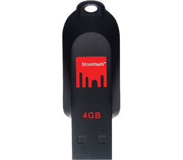 Strontium Pollex USB 2.0 4GB Rood