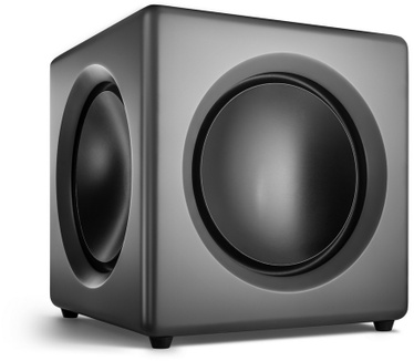 Wavemaster Wavemaster Fusion Caisson de basses actif avec amplificateur de classe D (125 W) couleur Gris anthracite (Stone Gray)