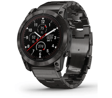 Garmin fēnix 7X Pro - Sapphire Solar Edition (titanium band) Titanium (Grijs)