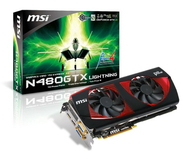 MSI N480GTX Lightning