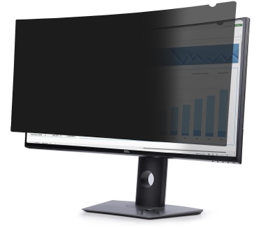 Startech.com Privacy Filter voor Dell P3424WE Ultra-Wide 21:9 Curved Monitor, Dubbezijdige Filter Mat/Glanzend, Computer Monitor Screen Protector, TAA-Compliant