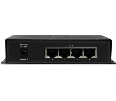 Startech.com 5-poorts onbeheerde industriële gigabit PoE-switch met 4 Power over Ethernet-poorten