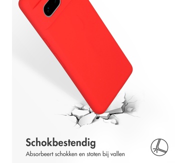Accezz Liquid Silicone Backcover Google Pixel 7 - Rood