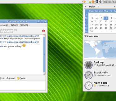 Gnome 2.22 - klokinstellingen