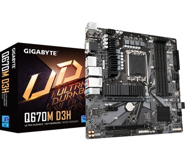 Gigabyte Q670M D3H (rev. 1.0)