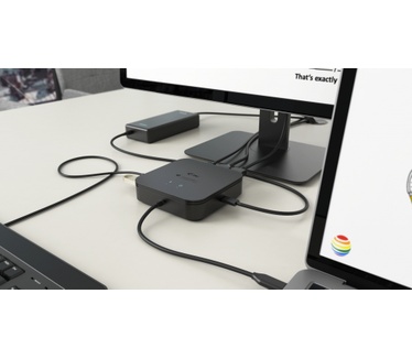i-tec Thunderbolt 3 Travel Dock Dual 4K Display with Power Delivery 60W + i-tec Universal Charger 77 W