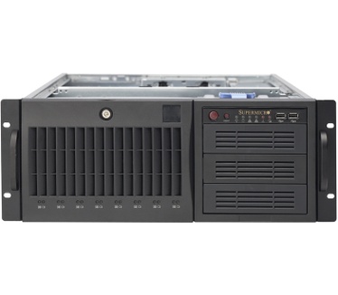 Supermicro 743AC-668B Full Tower Rack-Mountable Workstation / Server Case with 668W 80PLUS Platinum Power Supply