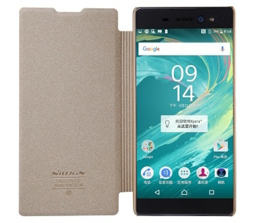 Nillkin New Sparkle Book Case voor Sony Xperia XA Ultra - Goud Goud