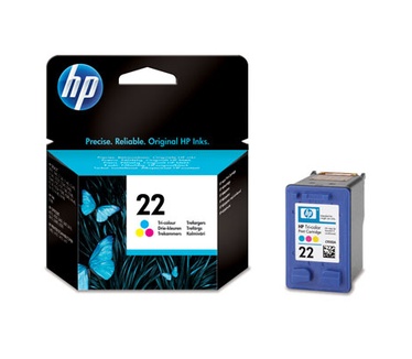 HP 22 Tri-colour Inkjet Print Cartridge