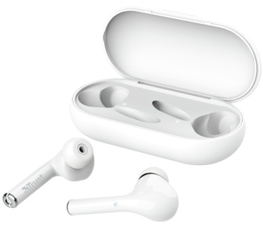Trust Nika Touch Bluetooth Wireless Earphones (Wit)