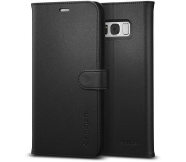 Spigen Samsung Galaxy S8 Plus Hoesje Wallet S Zwart