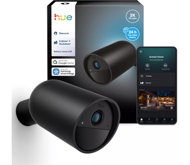 Philips Secure 2K camera met batterij