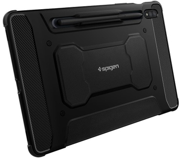 Spigen Rugged Armor Pro Samsung Galaxy Tab S7 Book Case Zwart