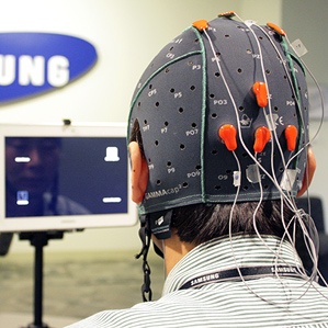 Samsung-tablet met hersenbediening