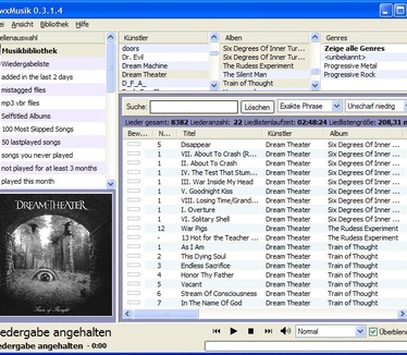 wxMusik screenshot