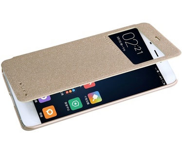 Nillkin New Sparkle S-View Book Case voor Xiaomi Mi5 - Goud Goud