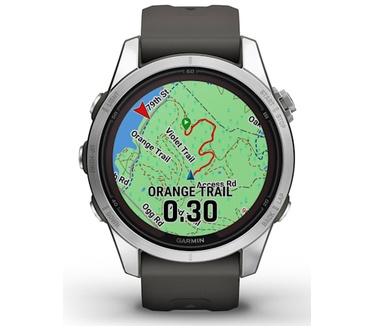 Garmin fēnix 7S Pro, Solar Edition Zilver (Grafiet)