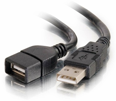 CablesToGo 3 m USB 2.0 Zwart