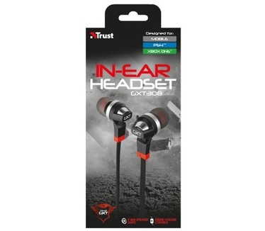 Trust GXT 308 In-Ear Gaming Headset (Zwart)