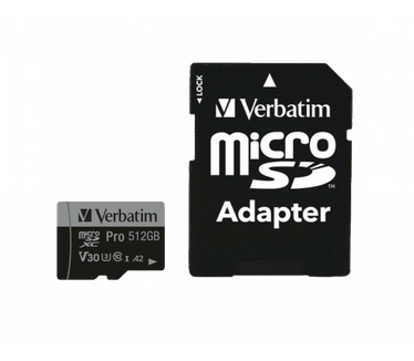 Verbatim Pro U3 MicroSDXC 512GB
