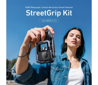 Telesin StreetGrip Kit voor GoPro 9/10/11/12/13 met cage