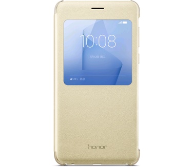 Huawei Honor 8 View Flip Cover Goud