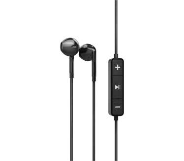 Energy Sistem Earphones Bluetooth Style 1 Space hoofdtelefoon met microfoon (Bluetooth 5.1, 8h batterij, Crystal Clear Sound, type C) - zwart