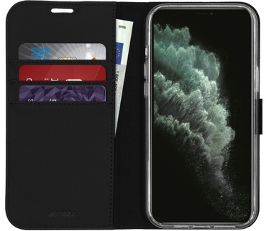 Accezz Wallet Softcase Booktype (iPhone 12 Pro Max) Zwart