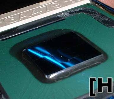 Pentium 4 3,06GHz zonder heatspreader