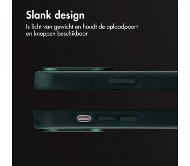 Accezz Vintage Leather Magsafe Backcover