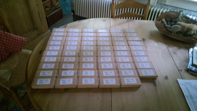 De eerste batch van de inkoopactie ligt klaar voor verzending