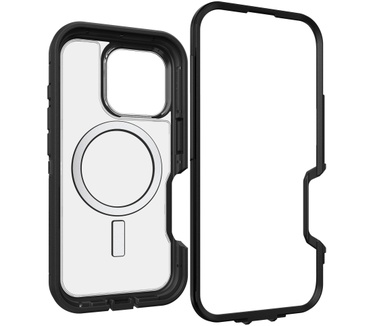 Otterbox Defender Series XT Clear voor MagSafe voor iPhone 16 Pro, Dark Side