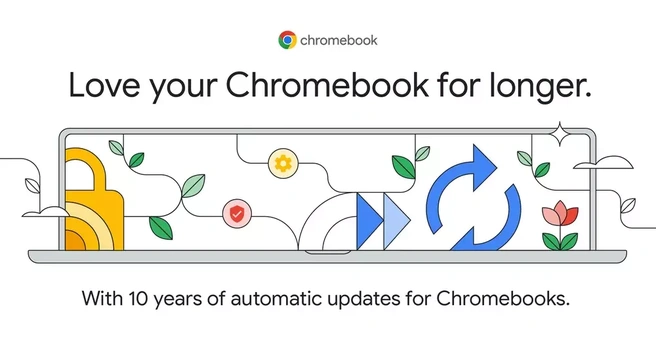 Chromebooks krijgen tien jaar updates
