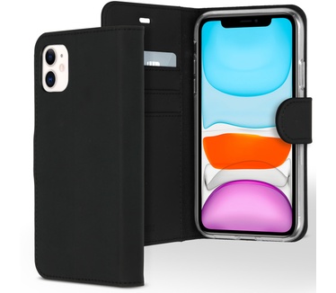 Accezz Wallet Softcase Bookcase iPhone 11 - Zwart