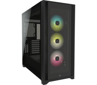 Corsair iCUE iCUE 5000X RGB Tempered Glass Mid-Tower Smart Case Zwart