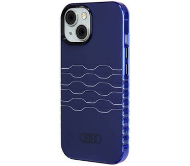 Audi IML Grille Back Case - Apple iPhone 15 (6.1") - Blauw Blauw