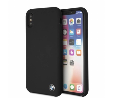 BMW Originele Signature Back Cover Hoesje voor de Apple iPhone X / XS - Zwart  Zwart