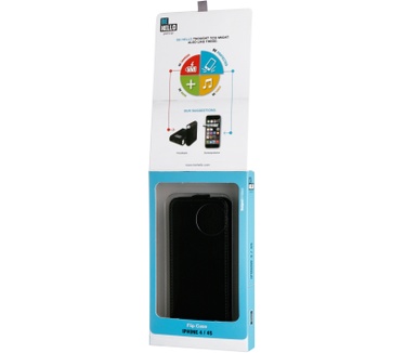 BeHello iPhone 4 / 4S Flip Case Black