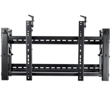 Manhattan Video Wall Mount, Pop Out, 1 Screen, 45"-70", VESA 200x200mm to 600x400mm, Tilt -5° to 3°, Max 70kg, Black, Box