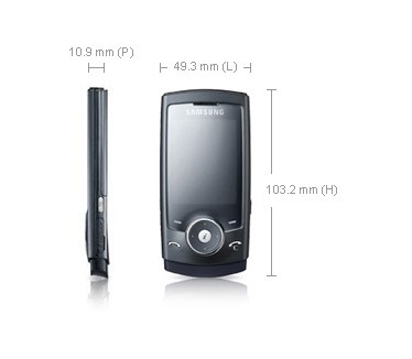 Samsung U600 Zwart
