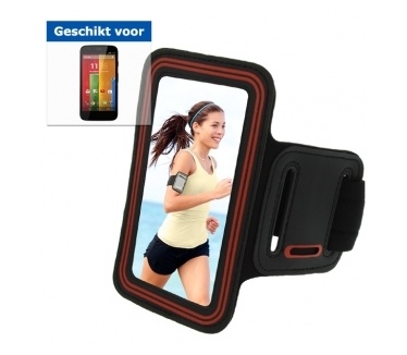 qMust Sport Armband Motorola Moto G (red/black)