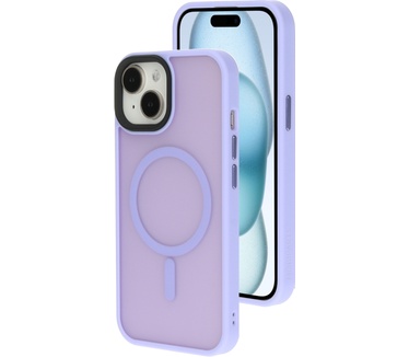 Mobiparts Hardcover Apple iPhone 15 Satin Lila (Magsafe Compatible)