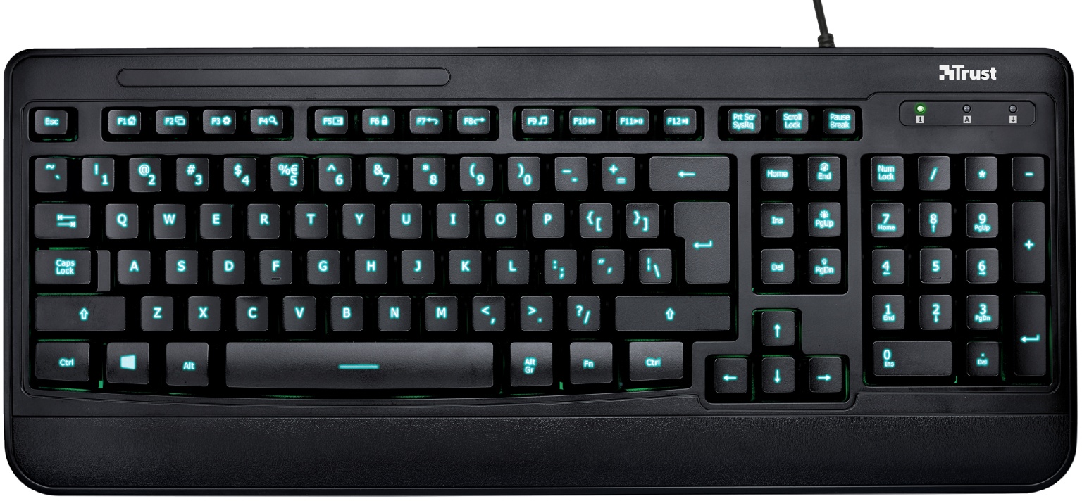Specificaties van Trust eLight Illuminated Keyboard (Qwerty US) Tweakers