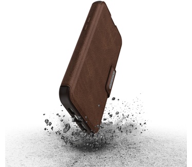Otterbox Strada Series Folio MagSafe voor iPhone 15 Pro Max, Espresso (Brown) (iPhone 15 Pro Max) Bruin