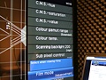 Sharp Aquos 70LE835 menu-interface