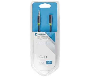 Konig 3.5/3.5 mm, male/female, 10 m