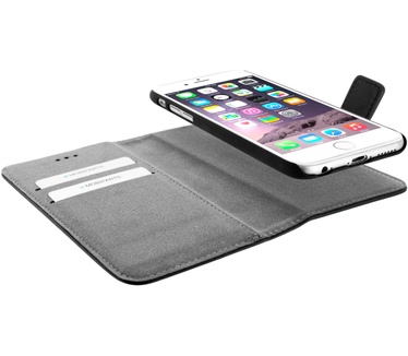 Mobiparts 2 in 1 Premium Wallet Case Apple iPhone 6/6S Black