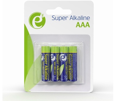 Gembird Alkaline AAA batterijen, 4 stuks